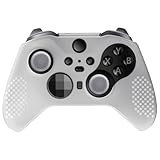 eXtremeRate PlayVital Glow in Dark - Green Soft Anti-Slip Silicone Cover Skins for Xbox One Elite Controller Series 2, Custom Protective Case for Xbox Elite V2 with Thumb Grips Analog Caps - Image 9