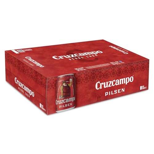 Cruzcampo Pilsen Cerveza, Pack Lata, 24x33cl