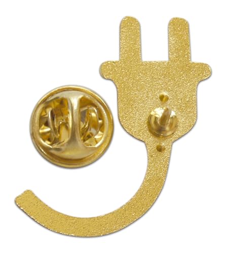 Image of Novel Merk Lightning Bolt - Electrician Lapel Pin, Hat Pin & Tie Tack Set - with Clutch Back