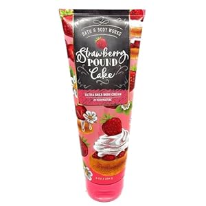 Bath and Body Works Body Care – 24 Hour Moisture Ultra Shea Body Cream – 8 oz – Strawberry Pound Cake