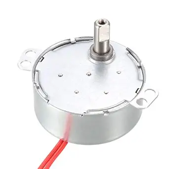 uxcell Turntable Synchronous Synchron Motor 50-60Hz 12 VAC CCW 4W 5-6RPM