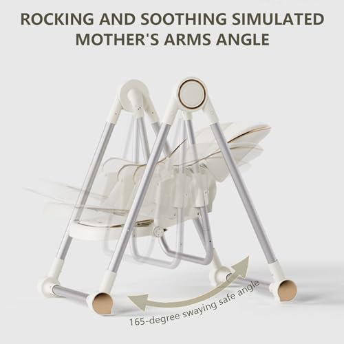 Image of 3-in-1 Foldable Baby High Chair with Locking Wheels - Adjustable Feeding Chair, Removable Tray, Detachable PU Cushion for Infants & Toddlers
