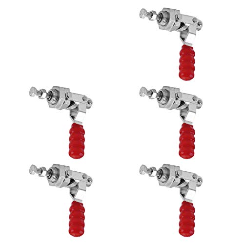 (5 Pack) 200LB 1/4-20 THRD BODY STRAIGHT LINE CLAMP