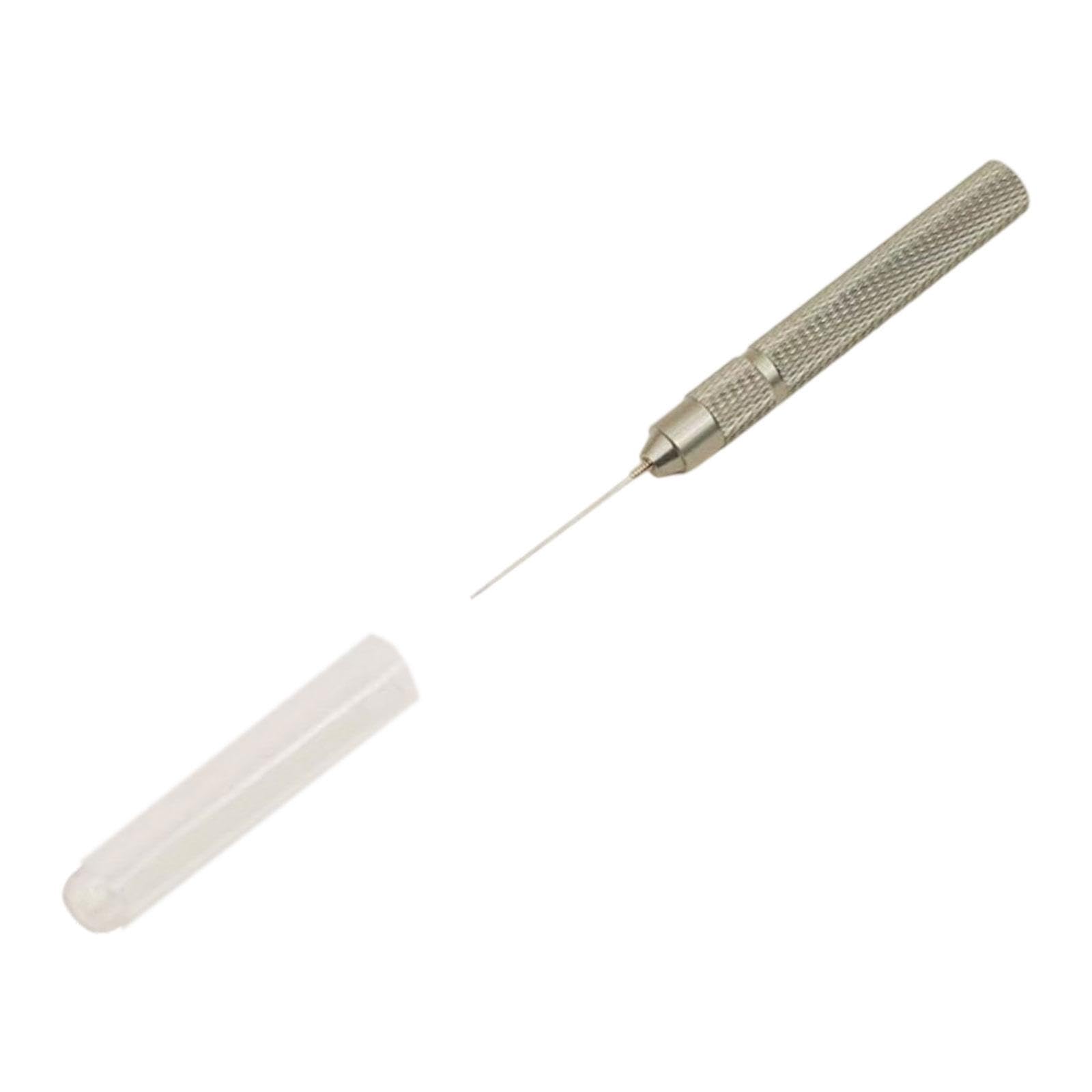 perfeclan Model Glue Dispensing Assistant Model Crafts Tool Easy to Use Sturdy Multifunctional Mini Metal Glue Dispenser for Handcrafts, 0.25mm