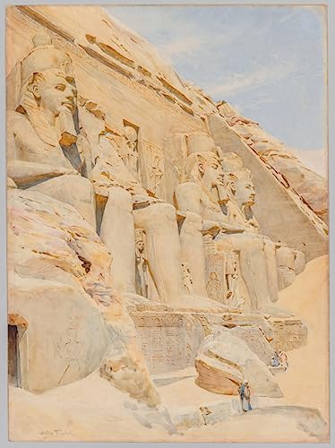 Impression sur Toile le Grand Temple d'Abou Simbel Tyndale Tableau Salon 60x90
