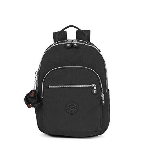 Kipling Mochila feminina Seoul GO pequena (tom preto)