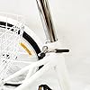 26 Inch Tricycle for Adults 6 Speed -Adult Trike Bike 3 Wheel Bicycle Cruise Trike 3 Wheel Cargo Trikes with Shopping Basket and Drum Brake 120kg Load Cycling Bike for Outdoor Sports Shopping (White) #3