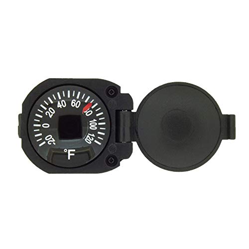 Sun Company Wristturtle Thermometer - Armoured Wrist Thermometer With Closing Cover | Easy-To-Read Dial Thermometer For Watch Band Or Paracord Survival Bracelet #TOP1