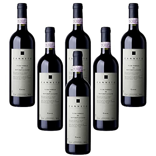 Vino Nobile di Montepulciano DOCG Riserva – Az. Gr. Canneto (6 Botellas 75 cl) | Exquisito Vino Tinto Italiano Vino Nobile di Montepulciano DOCG Riserva – Az. Gr. Canneto (6 Botellas 75 cl) | Exquisito Vino Tinto Italiano