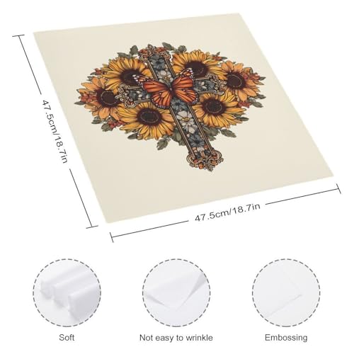 Servilletas de tela reutilizables de diseño floral, el detalle perfecto para bodas y fiestas 3