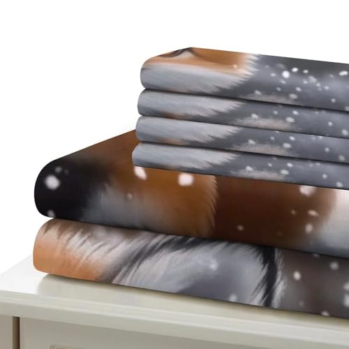 Housse de couette renardeau avec impression numérique 3D haute fidélité - 7