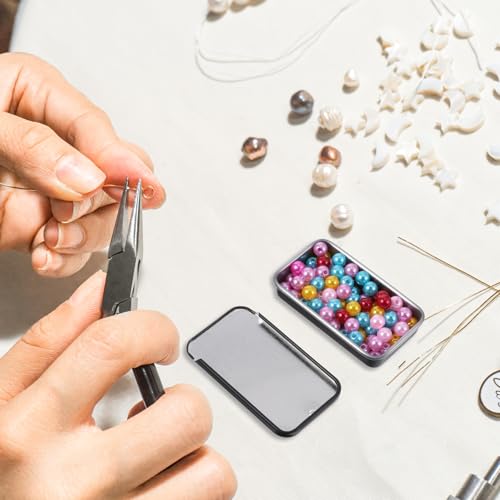 Image of 3 Pcs Mini Metal Tin Box, Slide Top Rectangular Empty Hinged Tins Box Mini Portable Home Organizer Containers for Jewelry, Crafts, Gift Card Holder (2x1x0.4 Inch)