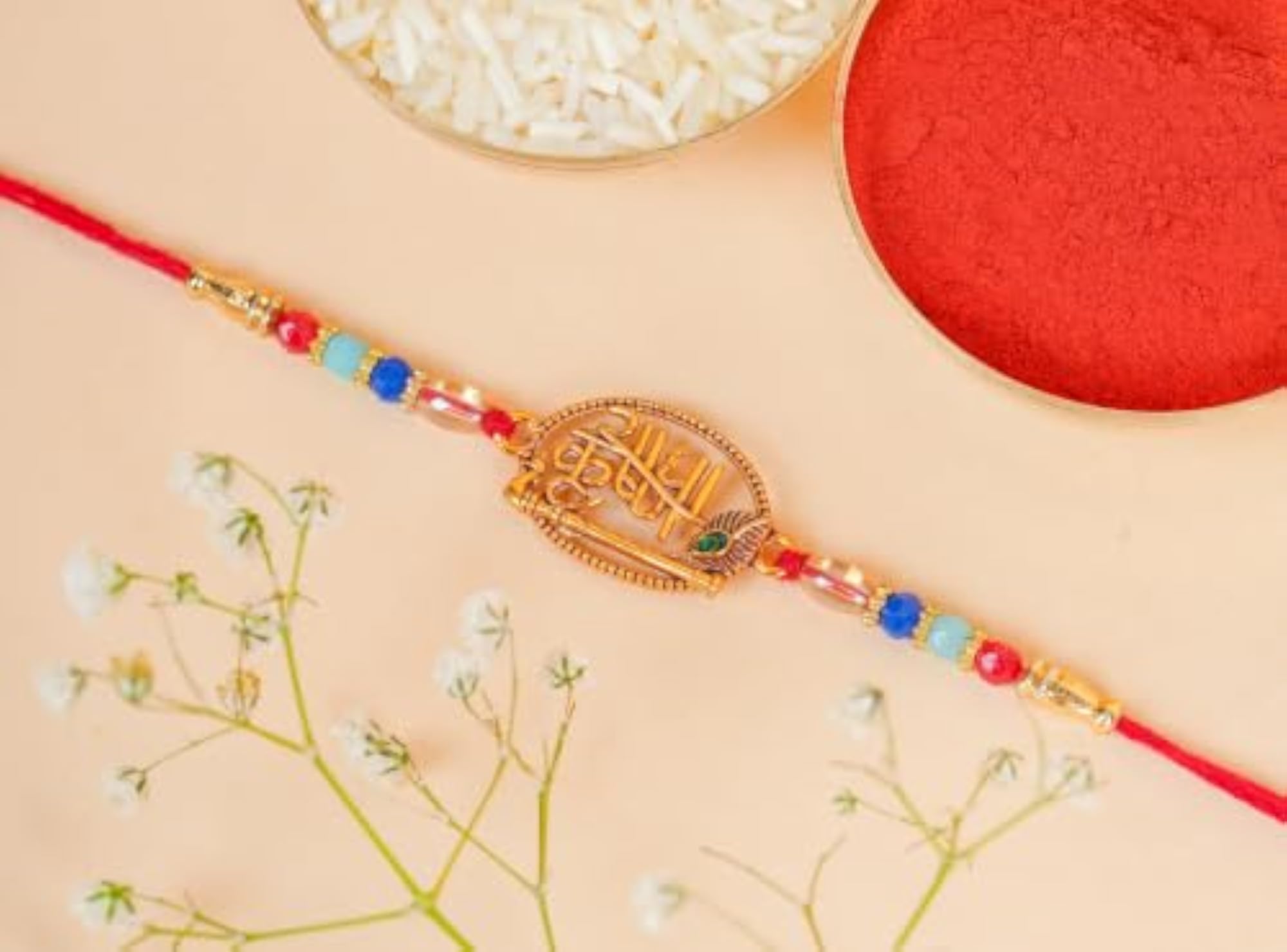 Multicolor Combo of 10 Dora Rakhi Set for Men
