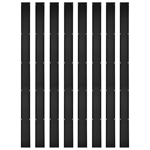 ZYJOYY 8PCS Snowmobile Trailer Ski Guides - 94 HDPE Low-Friction Ski Glides Durable Ramp Protector for Easy Loading/Unloading Recessed Mounting for Flush Installation on Truck Bed or Trailer