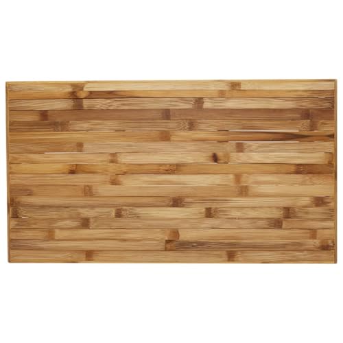 vidaXL Bamboo Coffee Table, Modern Sofa Side Table for Living Room, Hallway, Office, and Balcony Decor - Image 8