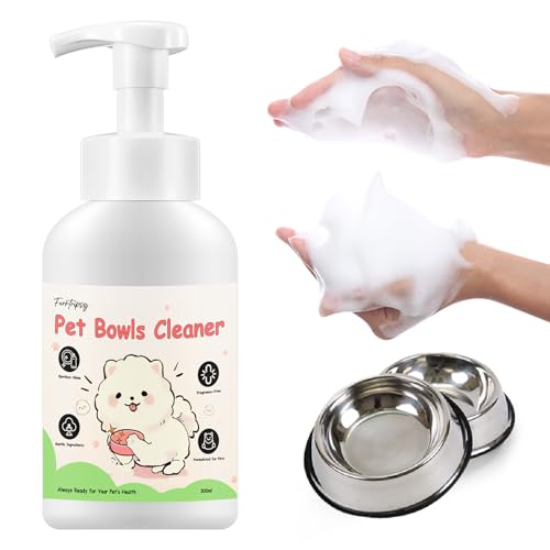 FURRTRIPSY Pet Bowls Cleaner Mousse-Pet Safe Ingredients,Essential Techniques for Pet Water and Food Bowl Hygiene-Pet Bowl Wash Mousse Fragrance-Free