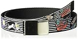 Nickelodeon Men's Buckle-Down Web Belt Rocko's Modern Life, Multicolor, 1.25' Wide-Fits up to 42'...