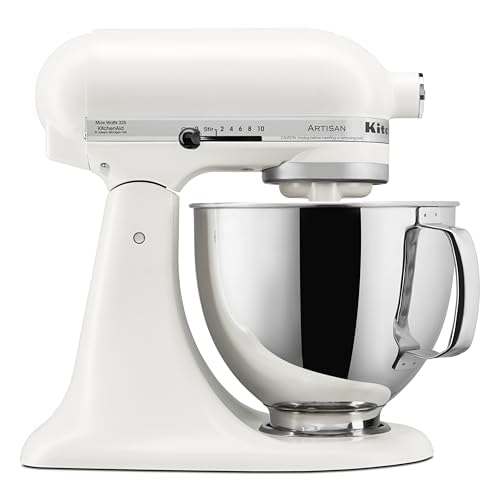 KitchenAid Artisan Series 5 Quart Tilt Head Stand Mixer, KSM150PS, Porcelain