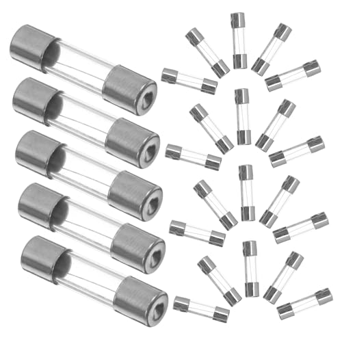 Kit versátil de 100 fusibles de vidrio para automóvil, fácil reemplazo miniatura 1