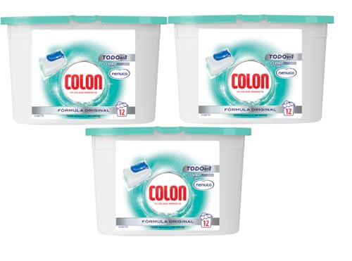 Colon Total Power Gel Caps - Detergente para Lavadora, Aroma...