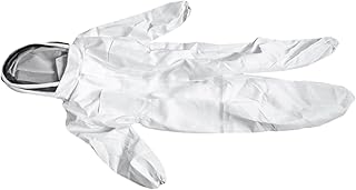ABOOFAN Fato De Apicultura Véu De Apicultura Protetor De Apicultor Terno De Apicultor Com Capuz Jaqueta De Apicultura Jaqueta Branca Roupa Branca Jaqueta De Apicultura Jaqueta De