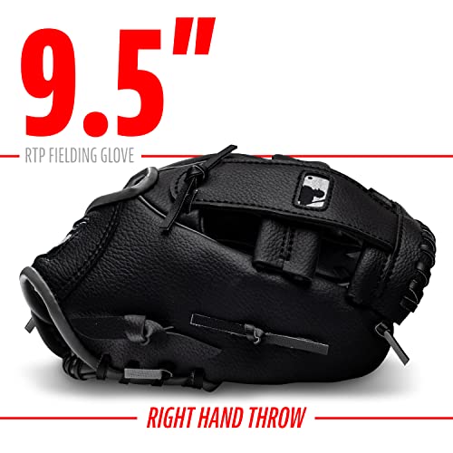 Image of Franklin Sports Kids Baseball Gloves - RTP Youth Teeball Glove + Ball Set - Boys + Girls Teeball Mitt Set - Kids + Toddlers - 9.5 inch