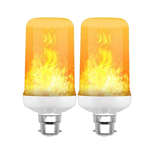 Openg LED Effet Flamme Ampoule Flamme Baïonnette LED Ampoules B22 LED Lumière Ampoule E27 LED Lumière Ampoule Ampoule À Baïonnette LED Ampoule À Baïonnette b22,2pack Cover