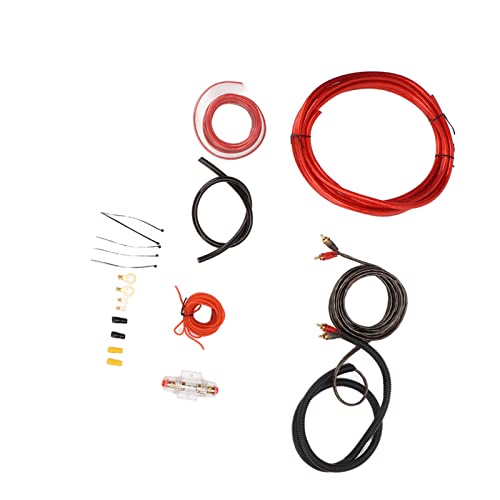 Kit de câblage d'ampli de voiture calibre 4 pour installation haut-parleur et caisson
