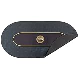 Triton™ Premium Poker Table Mat for 10 Player - Portable Multi-Spandex Fabric Rubber Portable Poker
