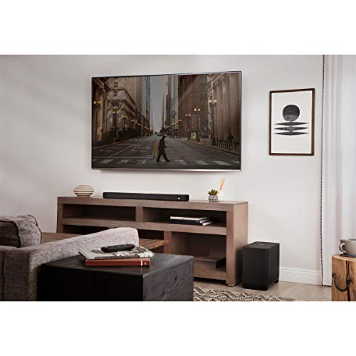 Image of Polk Audio React 7 inch Wireless Subwoofer - Designed to Add Deep, Impactful Bass to React Soundbar, Bass Adjust Eq, Amazon Alexa Compatible - Black
