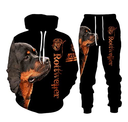 Ensemble de survêtement Rottweiler homme pour un style décontracté en hiver
