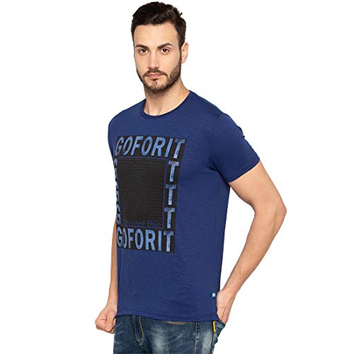 Image of Status Quo Men's Printed Regular Fit T-Shirt