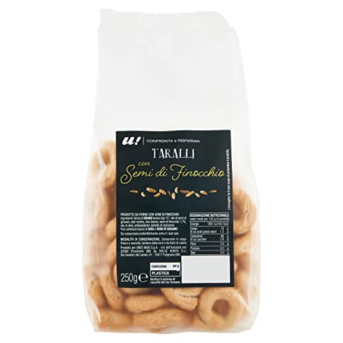 U! Confronta & Risparmia Taralli Semi di Finocchio, 250g