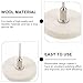 FRCOLOR 4pcs 50mm Wool Polishing Wheels Handle Wool Buffing Tools for Polisher Grinding Heads Suitable for Industrial and Scientific Buffing Applications
