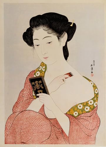 Femme en sous-vêtements Goyo Hashiguchi Toile Déco pour Mur Blanc 60x90
