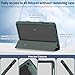 7.1inch Tablet Case Adult Child Friendly DJ&RPPQ with Auto Wake/Sleep and Two Angle Stand, Incompatible with TCL Nokia -Dark Green
