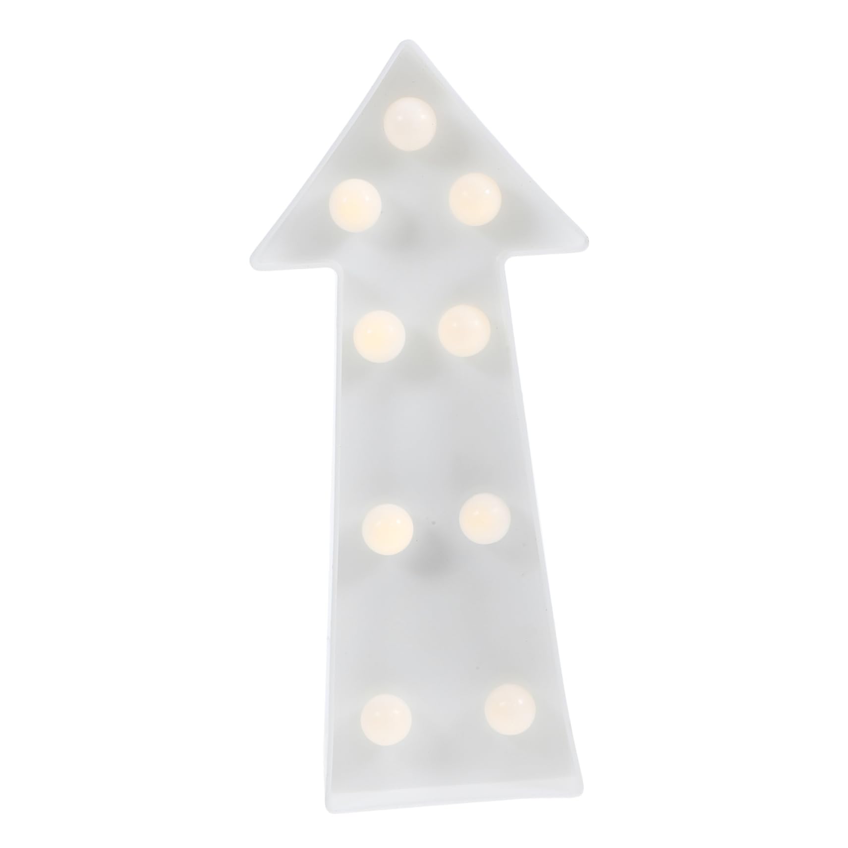 jojofuny 10 Piezas luz de señal de flecha led lights lamparas led cartel de marquesina señal de neón de la batería emblemas decoración marquesina iluminada luz de flecha llevada dirigió 3d