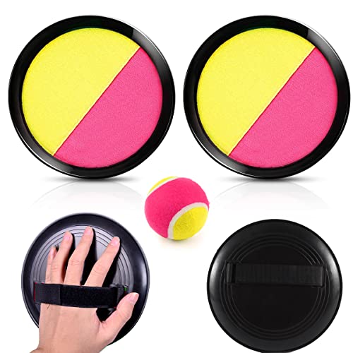 HONGECB Juego de Lanzamiento y Captura, Velcro Ball Game para niños, Toss and Catch Game con 2...