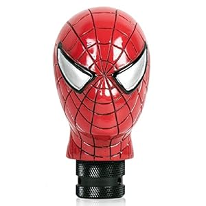 Vocado Spiderman Gear Shift Knob Red for Isuzu MU-7