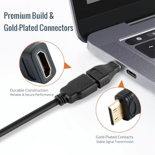 Adaptador Mini HDMI a HDMI 8K Tecmojo 2 unidades miniatura 4