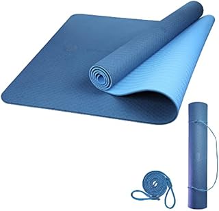 Amazon Brand  Umi - Eco Yoga Mat Extra Large Non-Slip Pilates Mat Thick TPE Workout Exercise Mat with Free Carry Strap for Home Gym Use