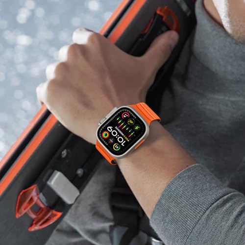 Tasikar Magnetic Silicone Apple Watch Band (42–49mm) — view 7