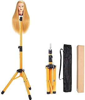 Heavy Duty Wig Stand Tripod - Alileader Canvas Block Head Tripod Metal Adjustable