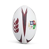 Canterbury of New Zealand British & Irish Lions Mentre Sponsor, Erwachsene Rugby Ball, Weiß, ONESZ -