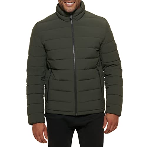 DKNY Mens Light Weight Quilted Puffer Jacket