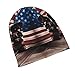 YYHWHJDE American Flag with Cowboy Boots Printed Adult Fashion Knitted Hat - Soft, Comfortable, and Breathable for Men and Women Black