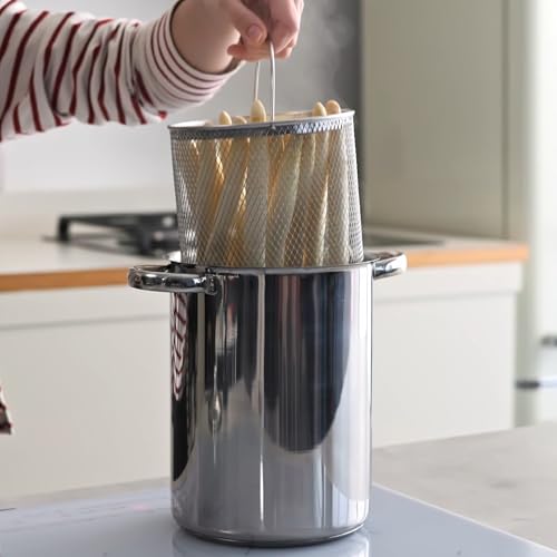 Marmite à asperges induction inox cuiseur vapeur vertical 16 cm IBILI