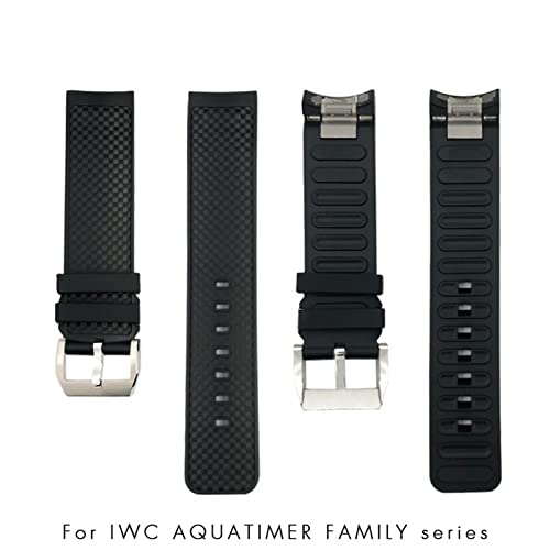 Bracelet 22 mm en caoutchouc de rechange pour IWC Aquatimer