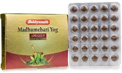 Baidyanath Jhansi Madhumehari Yog With Gold, 30 Tablets