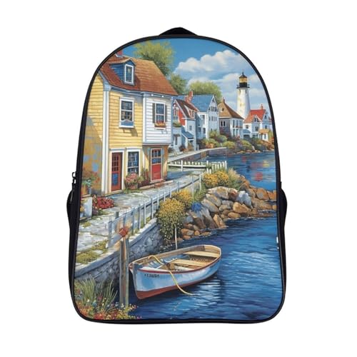Mochila para niños para regreso a la escuela de 40x28x16cm con capa plegable